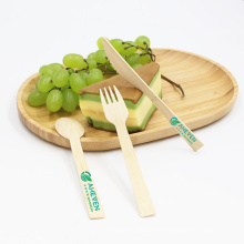 Природные экологически чистые безопасные бамбуковые ножи одноразовые столовые приборы для столовой посуды